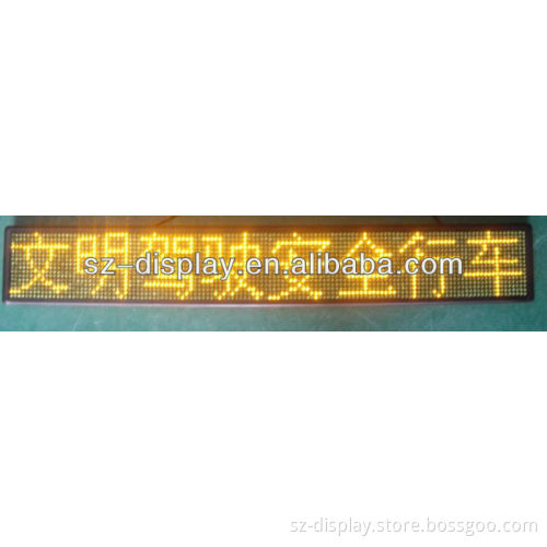 popular 5 & 6mm pixel pitch bus taxi top LED Display